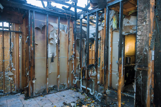 Professional Emergency Fire Cleanup technician working in Francis, UT